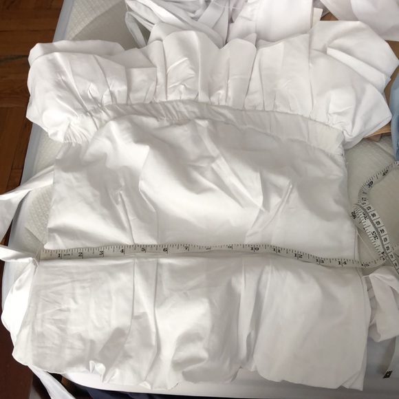 Zara voluminous poplin Top - Picture 12 of 13